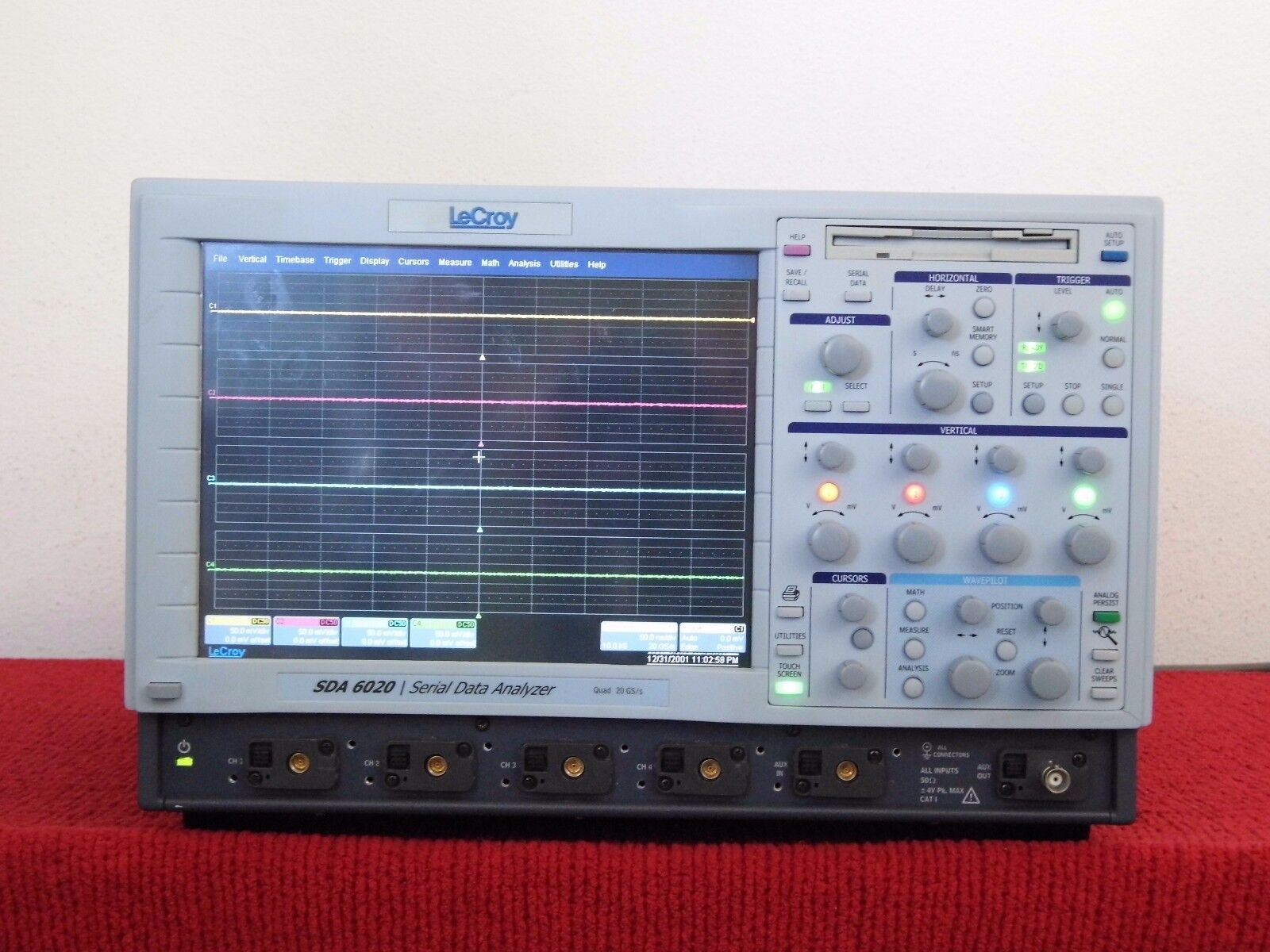 Lecroy SDA6020 6Ghz QUAD 20GS/s ASDA ET JTA2 SDA XDEV XMAP XMATH Lecroy SDA6020 6Ghz QUAD 20GS/s ASDA ET JTA2 SDA XDEV XMAP XMATH